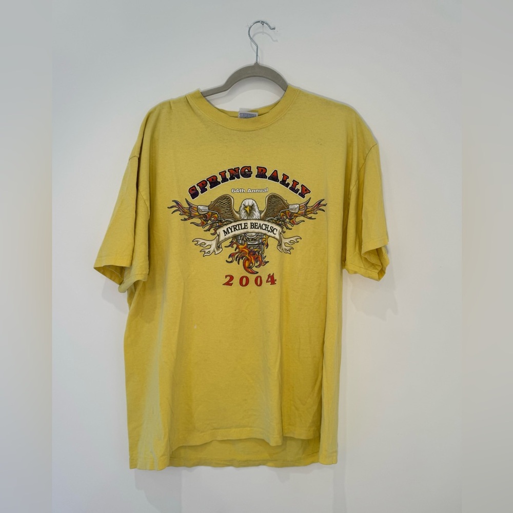 Vintage 2004 Spring Rally Myrtle Beach Biker T-Shirt